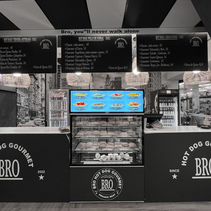 Pantalla publicitaria 55" 2000 nits